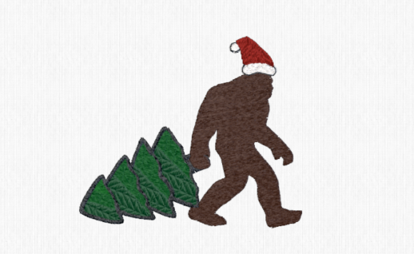 Bigfoot with Tree Design Review for Branded Merch