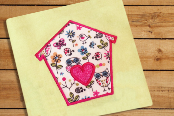 Bird House with Heart Applique: A Designer’s Take