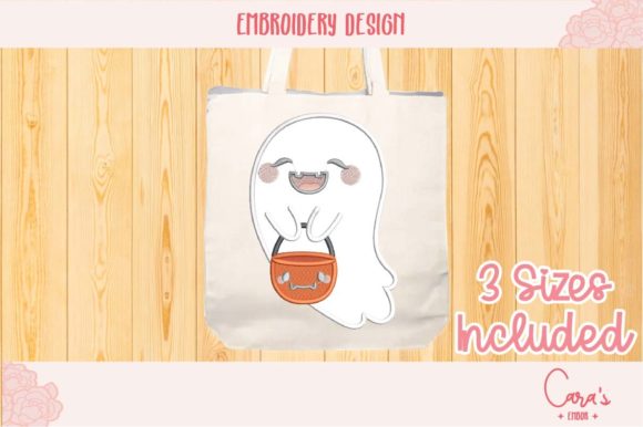 Candy Ghost Applique: A Boutique Embroidery Review