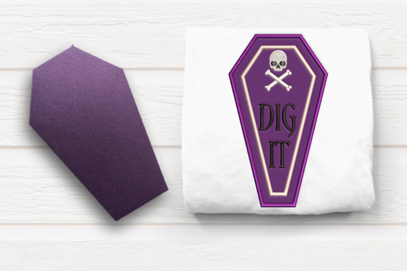 Dig It Coffin Embroidery Review for Sweatshirts