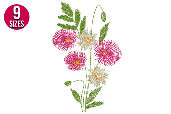 Flower Bunch Embroidery: A Designer’s Take on Branded Merch