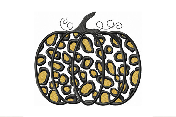 Leopard Pumpkin Halloween Embroidery Review