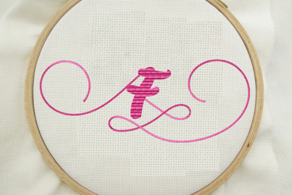 Magical F Winter Monogram: A Designer’s Test for Personalized Gifts