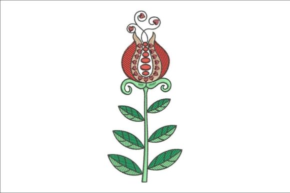 Pomegranate Motif: A Gift Embroidery Review