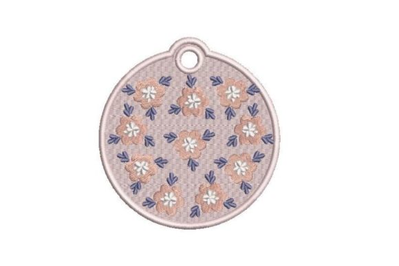 Round Keychain Background: A Seasonal Embroidery Review